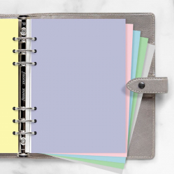 Канцеларски продукт Filofax Пълнител за органайзер Pastel, A5, цветен