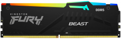 Памет Kingston Dimm Fury Beast RGB, 16GB, DDR5, 5600 MHz,