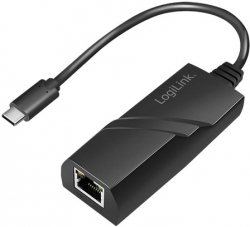 Кабел/адаптер USB-C to Giga ETHERNET converter, Logilink UA0238A