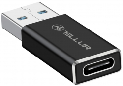 Кабел/адаптер Tellur адаптер, USB-A - USB-C