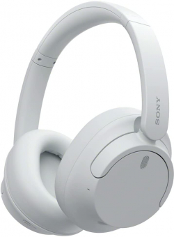 Слушалки Sony WH-CH720N, Over-Ear, Bluetooth 5.2, 3.5 мм жак, Бял