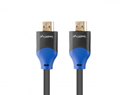 Кабел/адаптер Lanberg HDMI M-M V2.0 cable 1m 4K CU box, black BOX