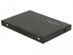 Кутия/Чекмедже за HDD Delock, За M.2 NVMe PCIe SSD, USB-C 3.1 Gen 2, 2.5″
