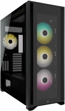 Кутия Corsair iCUE 7000X RGB Full Tower, Tempered Glass, Черно