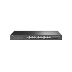 Комутатор/Суич TP-Link TL-SG3428X-UPS JetStream Gigabit L2+ управляван с 4 10GE SFP+