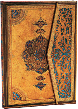Канцеларски продукт Paperblanks Тефтер Safavid, Midi, широки редове, твърда корица, 72 листа