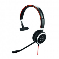 Слушалки Jabra EVOLVE 40 моно слушалка, UC, 3.5мм жак (без USB контролер)