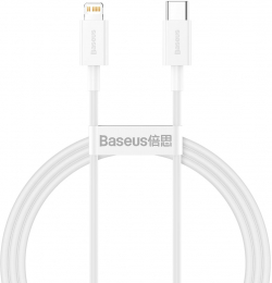 Кабел/адаптер Кабел Baseus Superior USB Type C към Lightning 20W 1м CATLYS-A02 - бял
