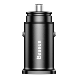 Принадлежност за смартфон Зарядно за кола Baseus Square 2x USB QC3.0 30W CCALL-DS01 - черно
