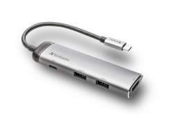 USB Хъб Verbatim USB-C Multiport Hub USB 3.1 Gen1-USB 3.0-HDMI
