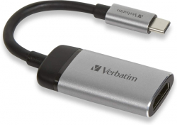 Кабел/адаптер Verbatim USB-C to HDMI 4K Adapter - USB 3.1 Gen 1-HDMI 10cm Cable