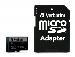 SD/флаш карта Verbatim micro SDHC 32GB Pro Class 10 UHS-I