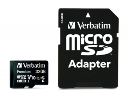 SD/флаш карта Verbatim micro SDHC 32GB Class 10 (Incl. Adaptor)