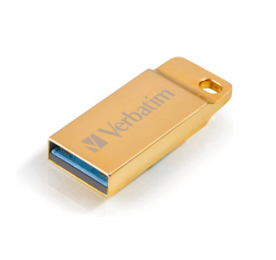 USB флаш памет Verbatim Metal Executive, 64GB USB 3.0, Златист