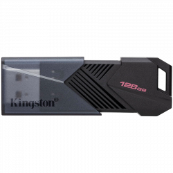 USB флаш памет Kingston DataTraveler Exodia Onyx, 128GB, USB 3.2 Gen 1, черен цвят