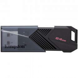 USB флаш памет Kingston 64GB Portable USB 3.2 Gen 1 DataTraveler Exodia Onyx, EAN: 740617332605