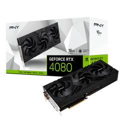 Видеокарта PNY GeForce RTX 4080 16GB GDDR6X, VERTO TRIPLE FAN DLSS 3