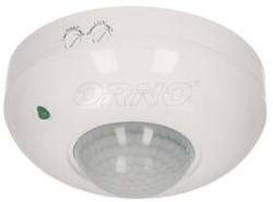 Датчик Детектор PIR открито на таван 360° - ORNO 203 OR-CR-203/W