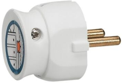 Продукт Щепсел 2P 16A мини с кабел на 90° Бял - Legrand Helium 50183