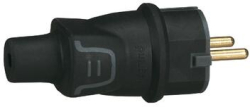 Продукт Щепсел 2P+E 16А с кабел назад IP44 Черен - Legrand Helium 50342