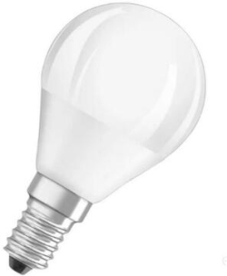 LED Крушка 4,5W 470lm 2700K E14 Ra80, димируема, сфера - OSRAM P CLAS P 40 LED462557