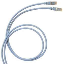 Медна пач корда Корда C6 F/UTP 1.0 m PVC, синя - Legrand Linkeo C 632874