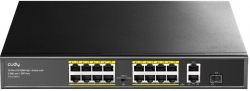 Комутатор/Суич Суич Cudy FS1018PS1, 16 x 10-100 PoE+ Switch 190W, 2 x Gigabit порта, 1 x SFP Slot