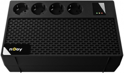 Непрекъсваемо захранване (UPS) NJOY Renton 650 new, 650VA / 360W, симулирана синусоида, 4x schuko, 1x 12V/5Ah