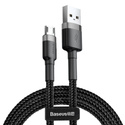 Кабел/адаптер Кабел Baseus Cafule USB към micro USB QC3.0 2.4A 0,5 м  CAMKLF-AG1 - черен