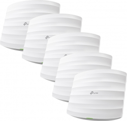 Безжично у-во TP-Link EAP245(5-pack), AC1750, 2xGbit порта, PoE адаптер