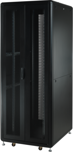 Шкаф за техника - Rack Mirsan MR.GTS26U61.01, 610 x 1000 x 1317 мм - 26U, черен, свободно стоящ