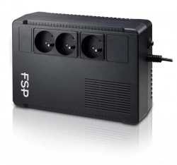 Непрекъсваемо захранване (UPS) FSP Eco 800, 800VA, 480W, USB-B, 2x RJ11-45, Черен