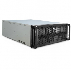 Кутия InterTech 4U-4129L - Mini ITX, mATX, μATX, ATX, SSI EEB, за сървър, чернa