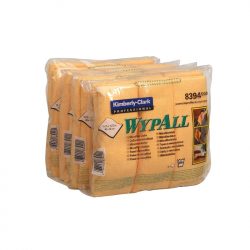 Почистващ продукт Kimberly-Clark Микрофибърна кърпа WypAll 8394, 40 х 40 cm, жълта, 6 броя