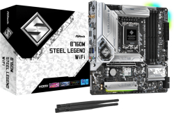 Дънна платка ASRock B760M Steel Legend WiFi, LGA1700, 4х DDR5, 2500 Mb/s, WiFi 6Е, Micro ATX