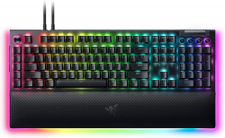 Клавиатура Razer BlackWidow V4 Pro, геймърска, с кабел, механични суичове, черна