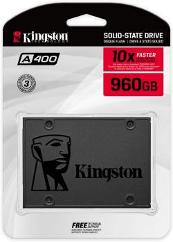 Хард диск / SSD KINGSTON A400, 2.5", 960GB, SATA III