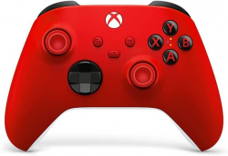 Мултимедиен продукт Геймърски контролер Microsoft, За Xbox, Безжичен, Червен