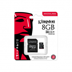 SD/флаш карта Kingston Industrial microSDHC-SDXC A1 8GB, Class 10