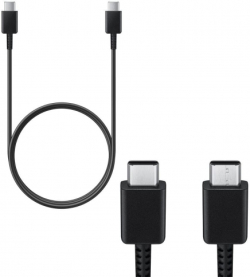 Кабел/адаптер SAMSUNG Cable USB-C - USB-C, 25W, 1м, Черен