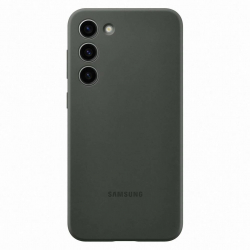 Принадлежност за смартфон Зелен силиконов калъф SAMSUNG Galaxy S23+