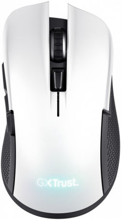 Мишка TRUST GXT 923 Ybar Wireless RGB Gaming Mouse Бяла