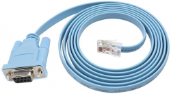 Кабел/адаптер Cisco RJ45 M to DB9 F, 1.8m, Blue