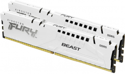 Памет Kingston 32GB 5200MT-s DDR5 CL36 DIMM (Kit of 2) FURY Beast White EXPO