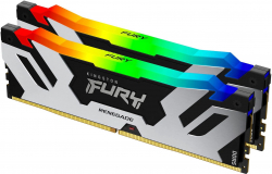 Памет Kingston 64GB 6000MT-s DDR5 CL32 DIMM (Kit of 2) FURY Renegade RGB XMP