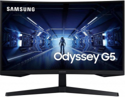 Монитор Samsung Odyssey G5, 27" 2560 x 1440, VA, 300 nits, 144Hz, 1ms, HDMI, DP, USB, VESA