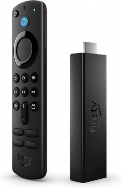 Мултимедиен продукт AMAZON Fire TV Stick Max, Wi-Fi 6, Alexa Voice Remote, Черен