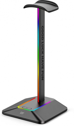 Други Поставка за слушалки FragON 2U RGB - Черна