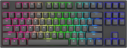 Клавиатура Геймърскa, механична Dark Project KD87A Black TKL - G3MS Sapphire Switches, RGB