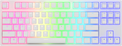 Клавиатура Геймърскa, механична Dark Project KD87A White TKL - G3MS Sapphire Optical,RGB